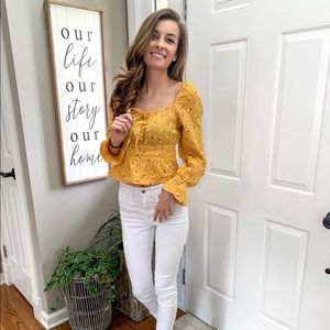 Yellow Boutique Top